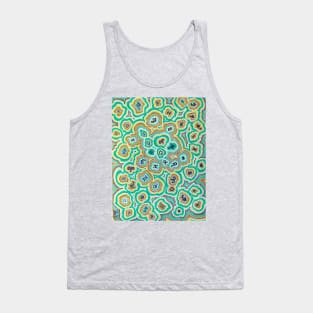 Zen Doodle Astrology Gold Dawn Tank Top